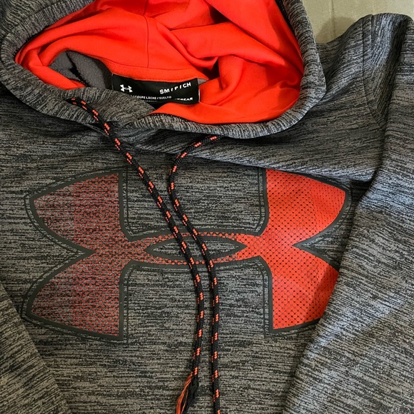 Under Armour Other - Under Armour hoodie sweatshirt in grey/orange. Brand new no tags. Size SM/P/CH
